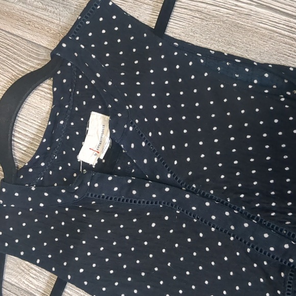 Anthropologie Nia Polka Dot Sleeveless Baby Doll Tunic Dress XS - Picture 2 of 4